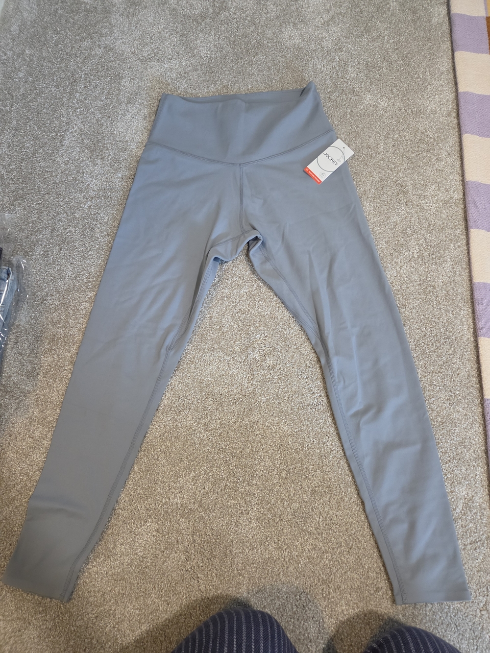 Jockey Light Gray High-Waist Leggings